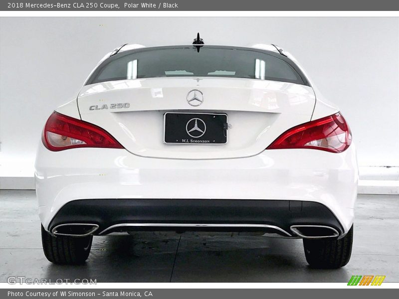 Polar White / Black 2018 Mercedes-Benz CLA 250 Coupe