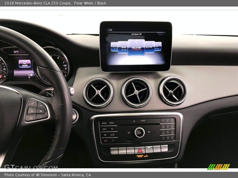 Polar White / Black 2018 Mercedes-Benz CLA 250 Coupe