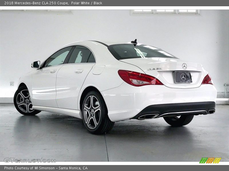 Polar White / Black 2018 Mercedes-Benz CLA 250 Coupe