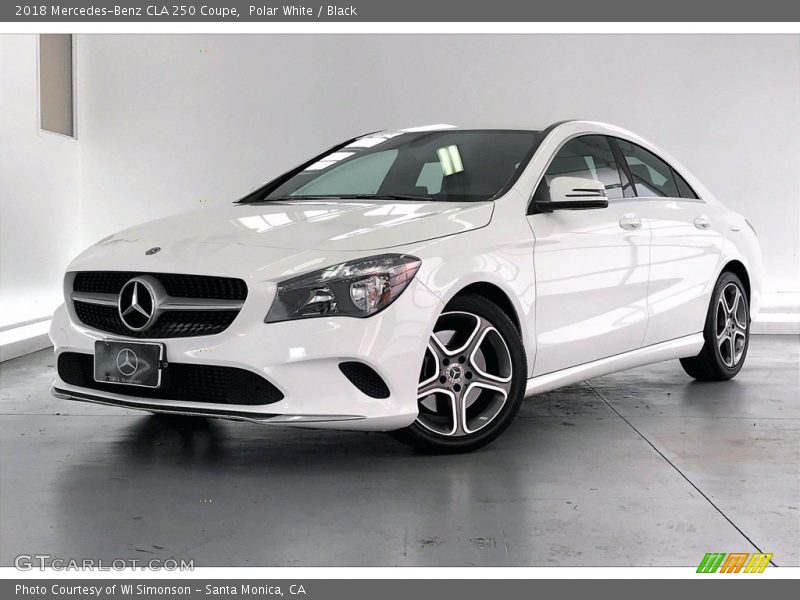 Polar White / Black 2018 Mercedes-Benz CLA 250 Coupe
