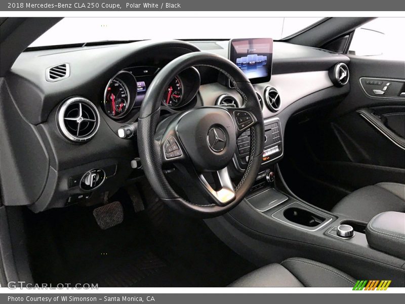 Polar White / Black 2018 Mercedes-Benz CLA 250 Coupe