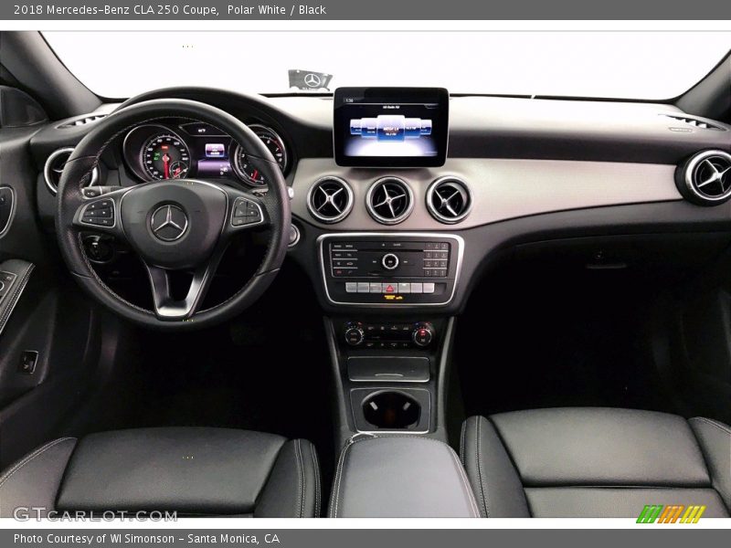 Polar White / Black 2018 Mercedes-Benz CLA 250 Coupe