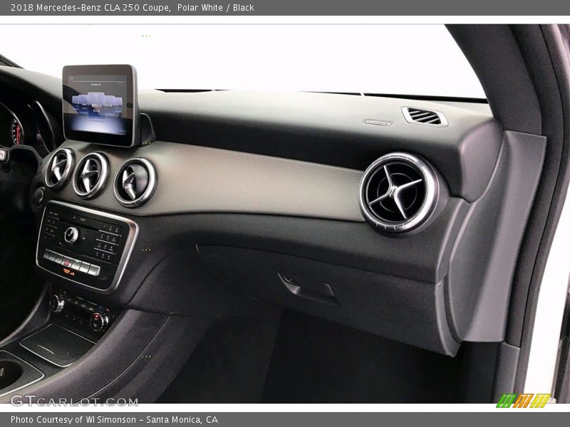 Polar White / Black 2018 Mercedes-Benz CLA 250 Coupe