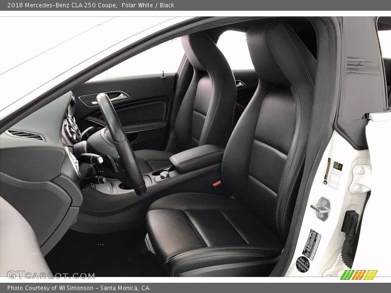 Polar White / Black 2018 Mercedes-Benz CLA 250 Coupe