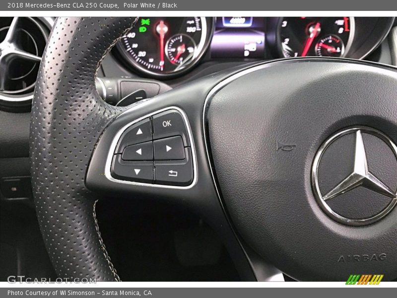 Polar White / Black 2018 Mercedes-Benz CLA 250 Coupe