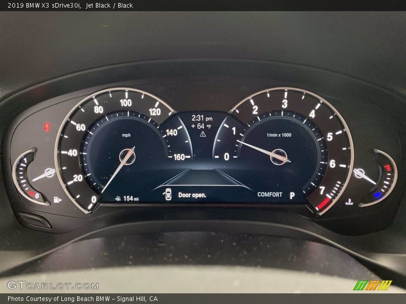Jet Black / Black 2019 BMW X3 sDrive30i