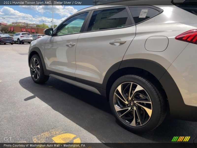 Stellar Silver / Gray 2021 Hyundai Tucson Sport AWD