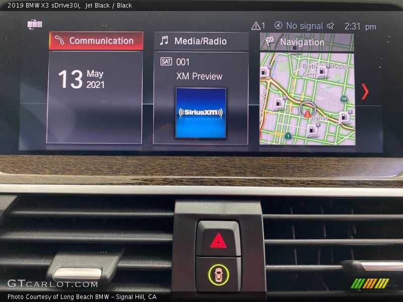 Jet Black / Black 2019 BMW X3 sDrive30i