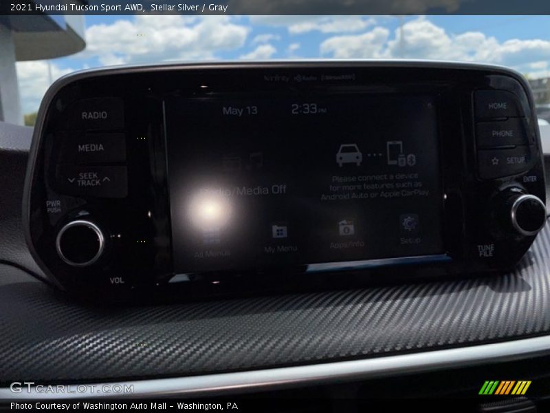 Stellar Silver / Gray 2021 Hyundai Tucson Sport AWD