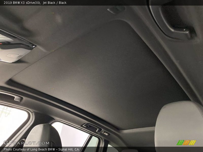 Jet Black / Black 2019 BMW X3 sDrive30i