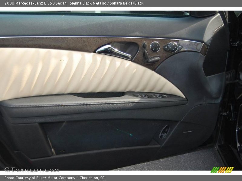 Sienna Black Metallic / Sahara Beige/Black 2008 Mercedes-Benz E 350 Sedan