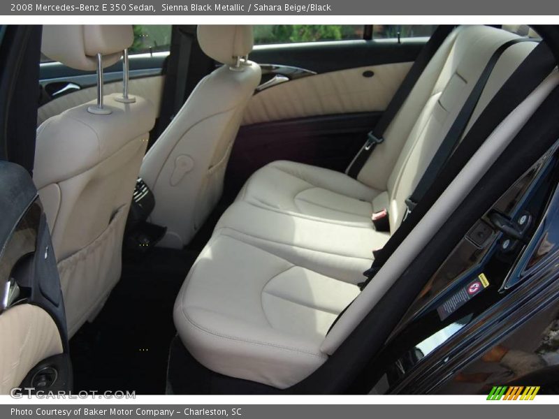 Sienna Black Metallic / Sahara Beige/Black 2008 Mercedes-Benz E 350 Sedan