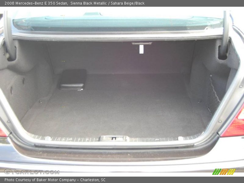 Sienna Black Metallic / Sahara Beige/Black 2008 Mercedes-Benz E 350 Sedan