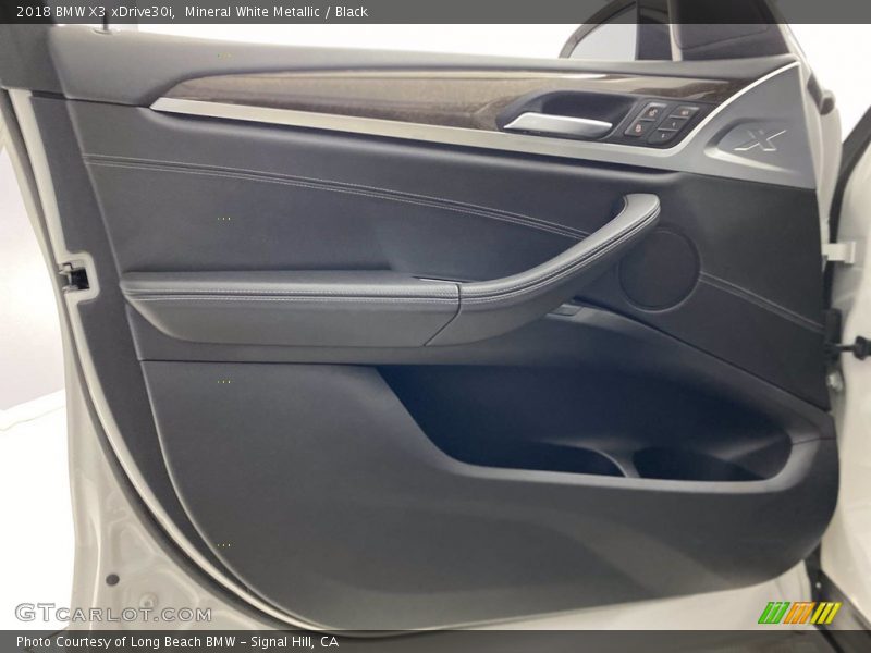Mineral White Metallic / Black 2018 BMW X3 xDrive30i