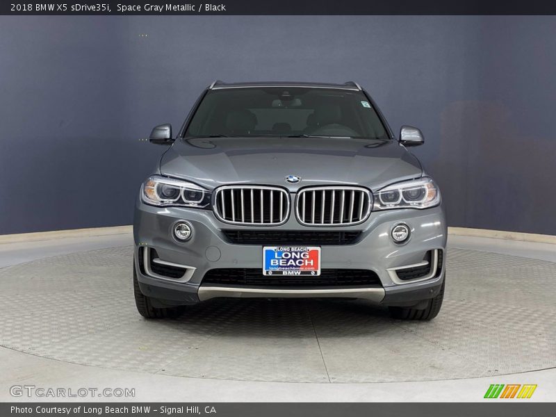 Space Gray Metallic / Black 2018 BMW X5 sDrive35i