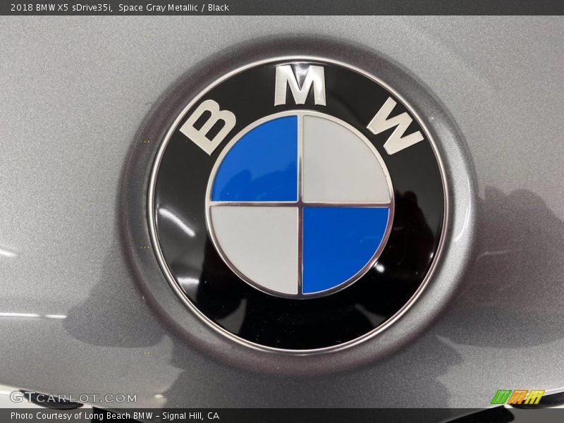 Space Gray Metallic / Black 2018 BMW X5 sDrive35i