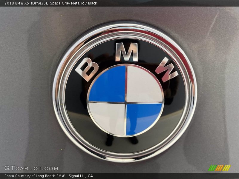 Space Gray Metallic / Black 2018 BMW X5 sDrive35i