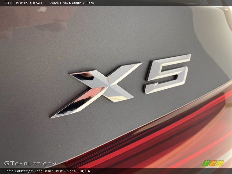 Space Gray Metallic / Black 2018 BMW X5 sDrive35i