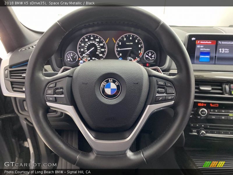 Space Gray Metallic / Black 2018 BMW X5 sDrive35i