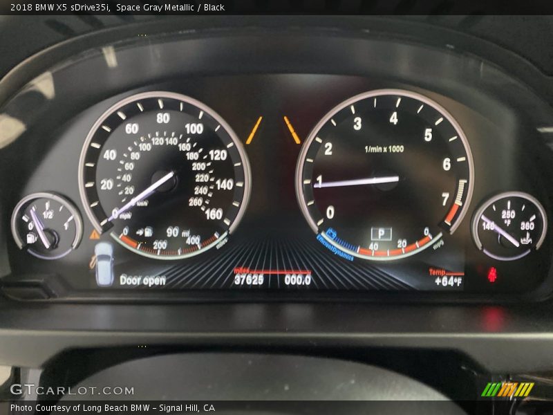 Space Gray Metallic / Black 2018 BMW X5 sDrive35i