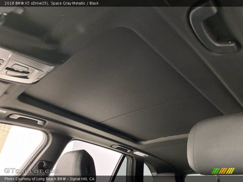 Space Gray Metallic / Black 2018 BMW X5 sDrive35i