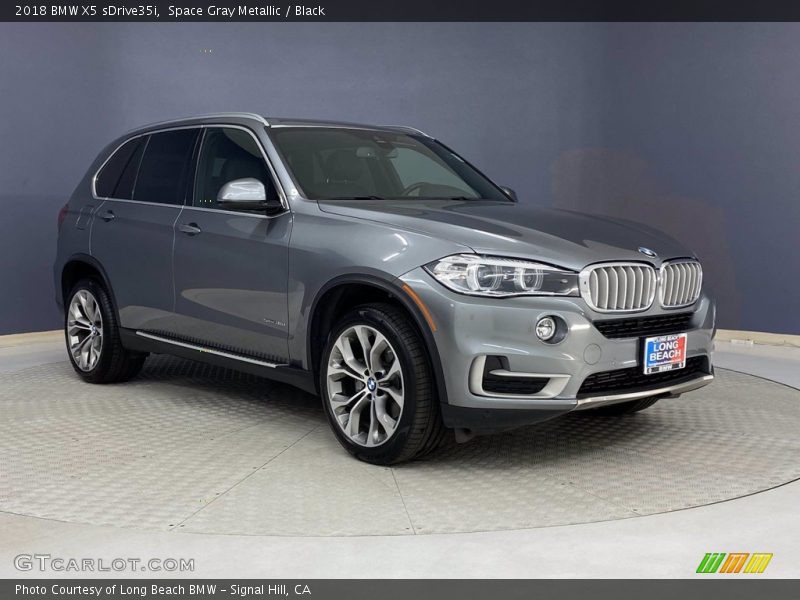 Space Gray Metallic / Black 2018 BMW X5 sDrive35i
