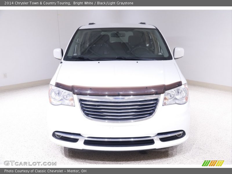 Bright White / Black/Light Graystone 2014 Chrysler Town & Country Touring