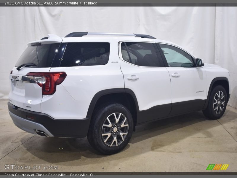 Summit White / Jet Black 2021 GMC Acadia SLE AWD