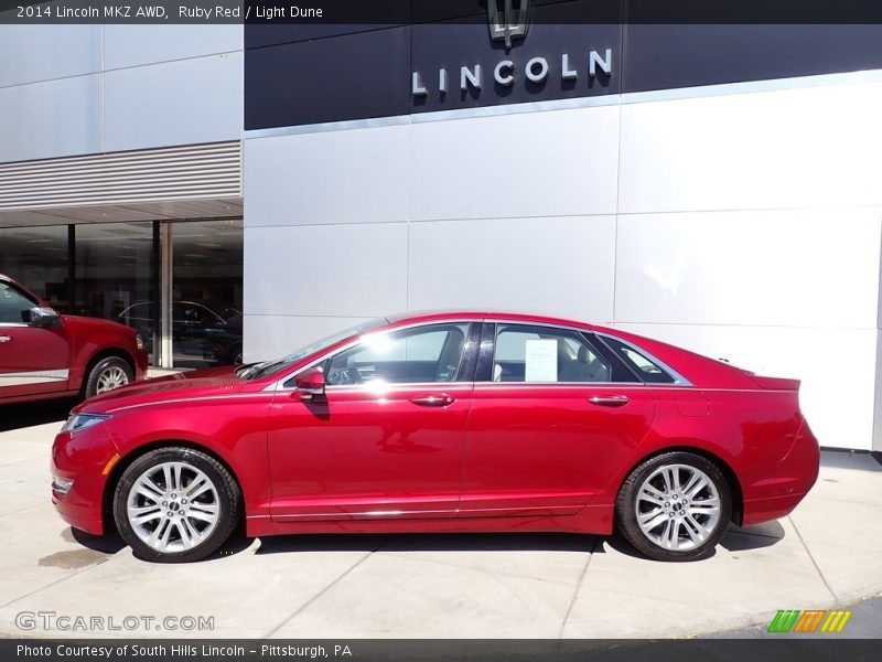  2014 MKZ AWD Ruby Red
