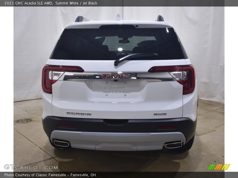 Summit White / Jet Black 2021 GMC Acadia SLE AWD