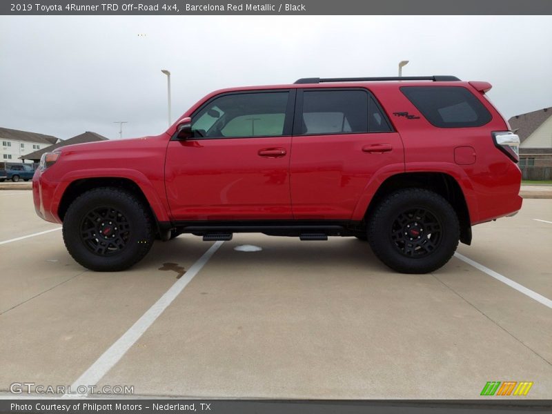 Barcelona Red Metallic / Black 2019 Toyota 4Runner TRD Off-Road 4x4