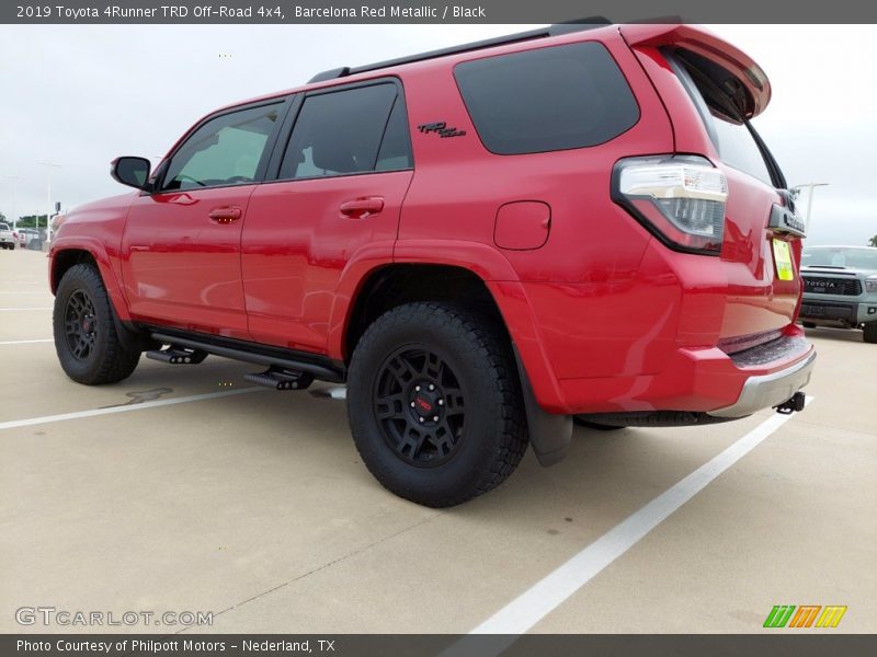 Barcelona Red Metallic / Black 2019 Toyota 4Runner TRD Off-Road 4x4