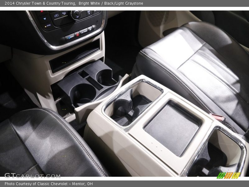 Bright White / Black/Light Graystone 2014 Chrysler Town & Country Touring