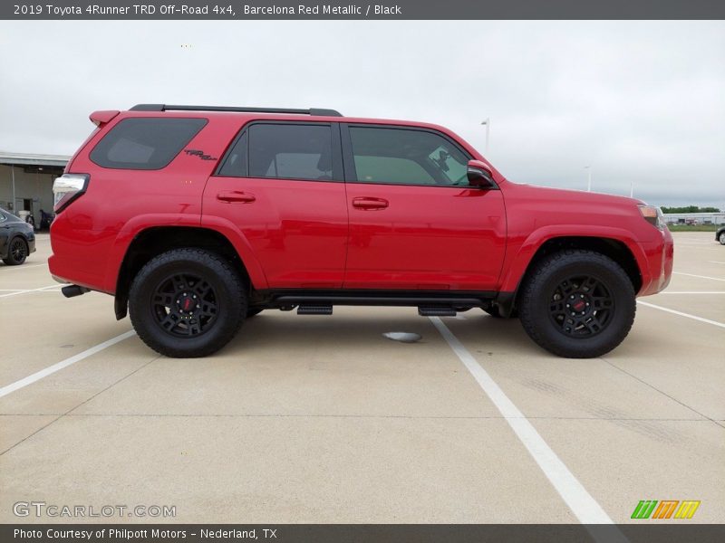 Barcelona Red Metallic / Black 2019 Toyota 4Runner TRD Off-Road 4x4