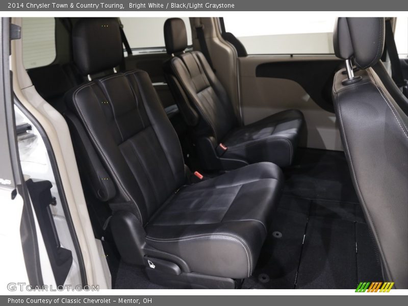 Bright White / Black/Light Graystone 2014 Chrysler Town & Country Touring