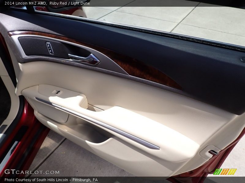 Ruby Red / Light Dune 2014 Lincoln MKZ AWD