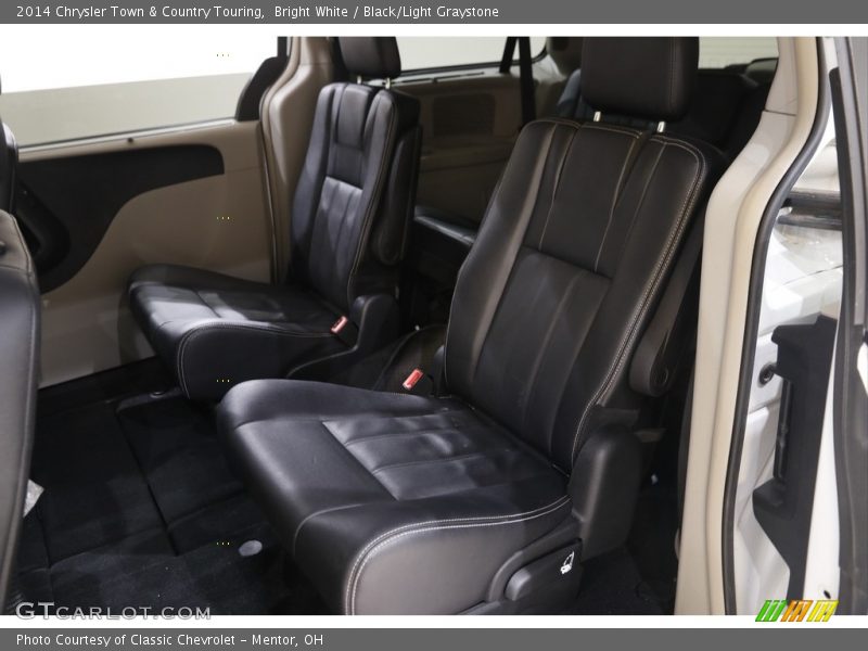 Bright White / Black/Light Graystone 2014 Chrysler Town & Country Touring