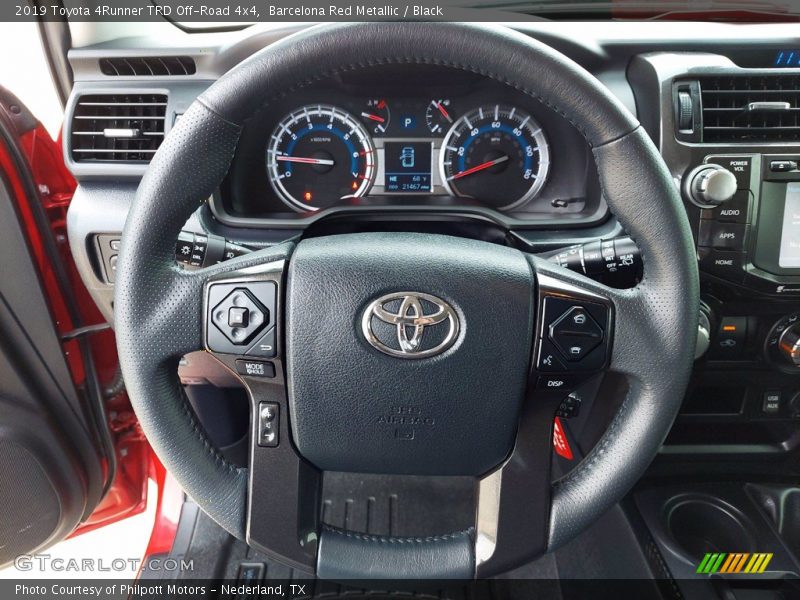 Barcelona Red Metallic / Black 2019 Toyota 4Runner TRD Off-Road 4x4