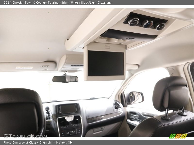 Bright White / Black/Light Graystone 2014 Chrysler Town & Country Touring