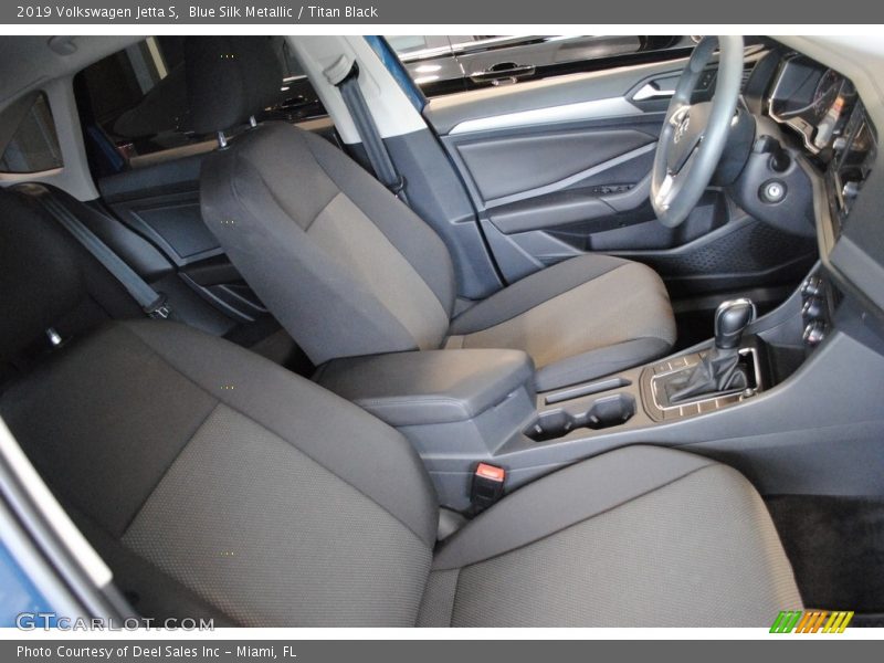 Blue Silk Metallic / Titan Black 2019 Volkswagen Jetta S