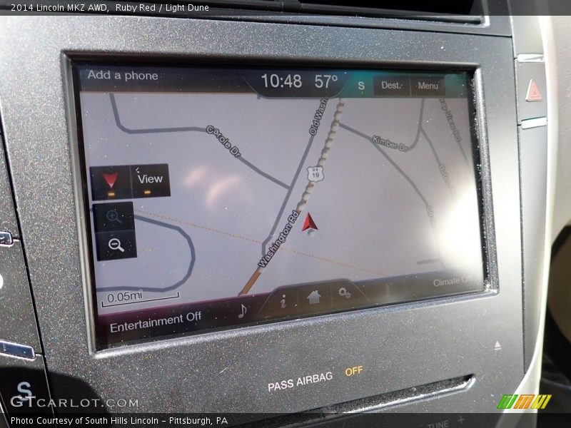 Navigation of 2014 MKZ AWD