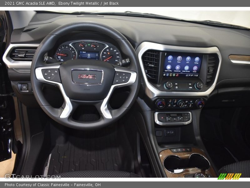 Ebony Twilight Metallic / Jet Black 2021 GMC Acadia SLE AWD