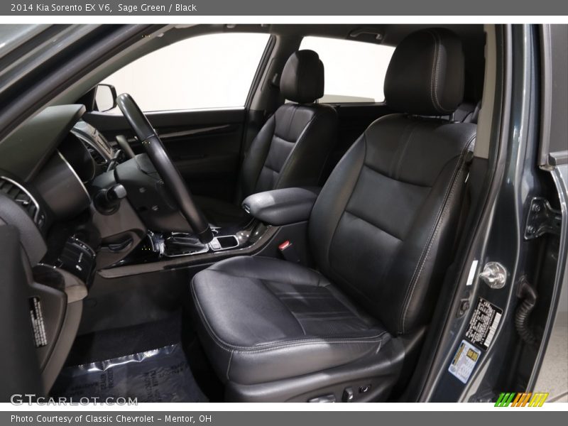Front Seat of 2014 Sorento EX V6