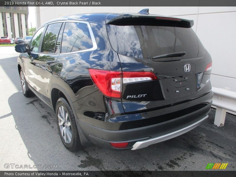 Crystal Black Pearl / Black 2019 Honda Pilot EX-L AWD