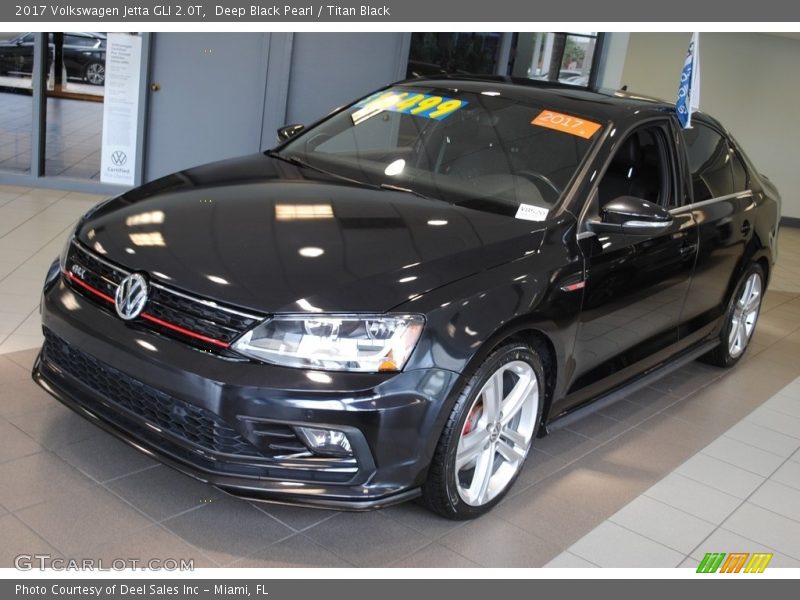 Deep Black Pearl / Titan Black 2017 Volkswagen Jetta GLI 2.0T