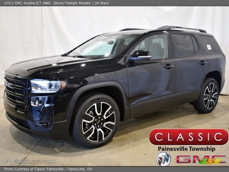 Ebony Twilight Metallic / Jet Black 2021 GMC Acadia SLT AWD