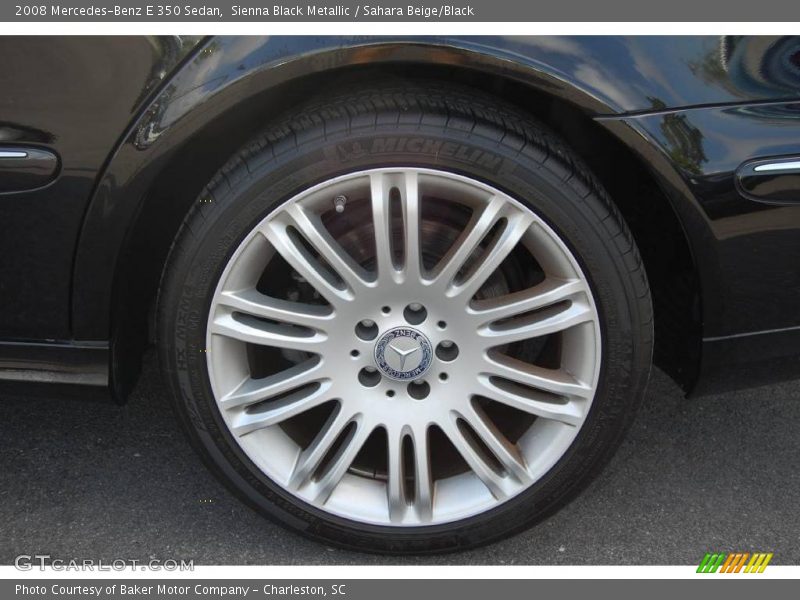 Sienna Black Metallic / Sahara Beige/Black 2008 Mercedes-Benz E 350 Sedan