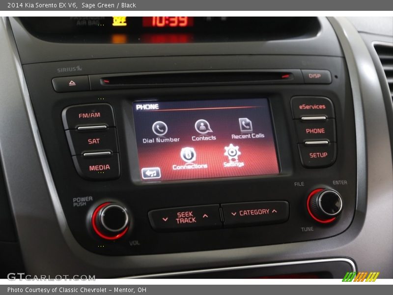Controls of 2014 Sorento EX V6
