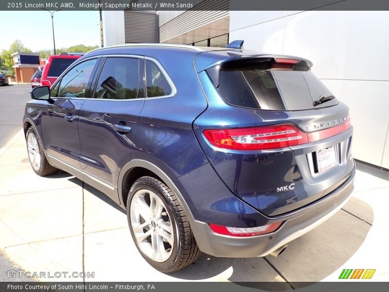 Midnight Sapphire Metallic / White Sands 2015 Lincoln MKC AWD