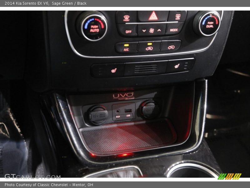 Sage Green / Black 2014 Kia Sorento EX V6